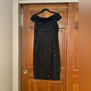 Adrianna papell size 14 glitter dress